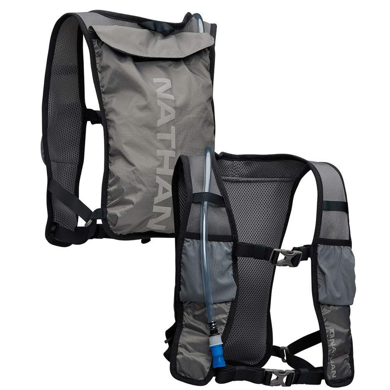 Nathan QuickStart Lite. Running Vest/Hydration Pack. 3L Storage with 1.5L (1.5 Liter) Bladder Included. for Men and Women OSFM Adjustable Straps. Phone Holder Pockets, Zippers Aluminum - BeesActive Australia