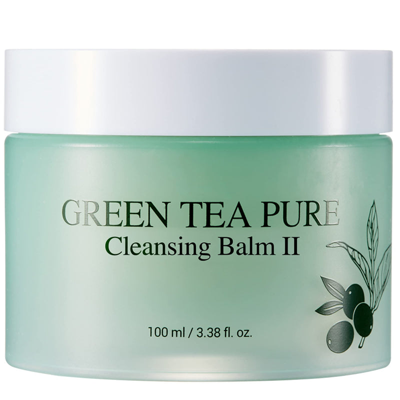 Yadah Green Tea Pure Cleansing Balm #2, 3.38fl.oz. – Vegan Hypoallergenic Sherbet Type Makeup Remover with Natural Plant Derived Oils #2 Renewal - BeesActive Australia