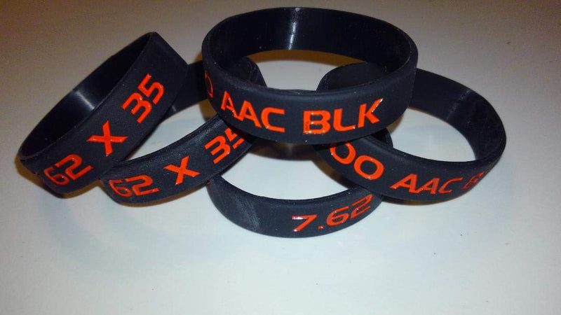 (I) 300 Blackout Magazine Marking Bands Easy ID Red and Black (5 Pack) American Family Owned Business - BeesActive Australia