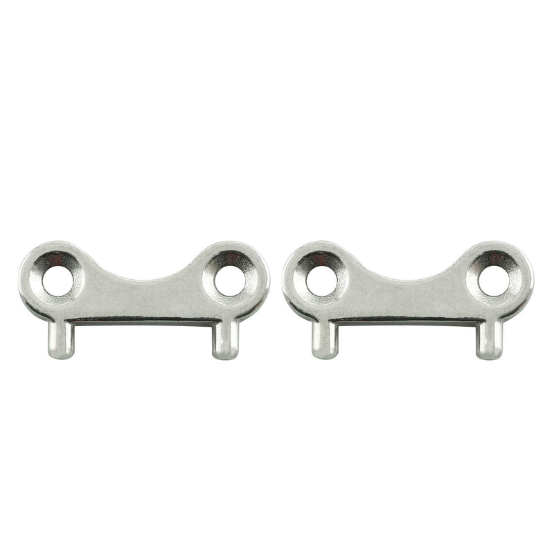 JCBIZ 2pcs Deck Fill Plate Key, 316 Stainless Steel Marine Boat Yacht Gas Water Fuel Tank Deck Fill Filler Spare Key Replacement Plate Tool - BeesActive Australia
