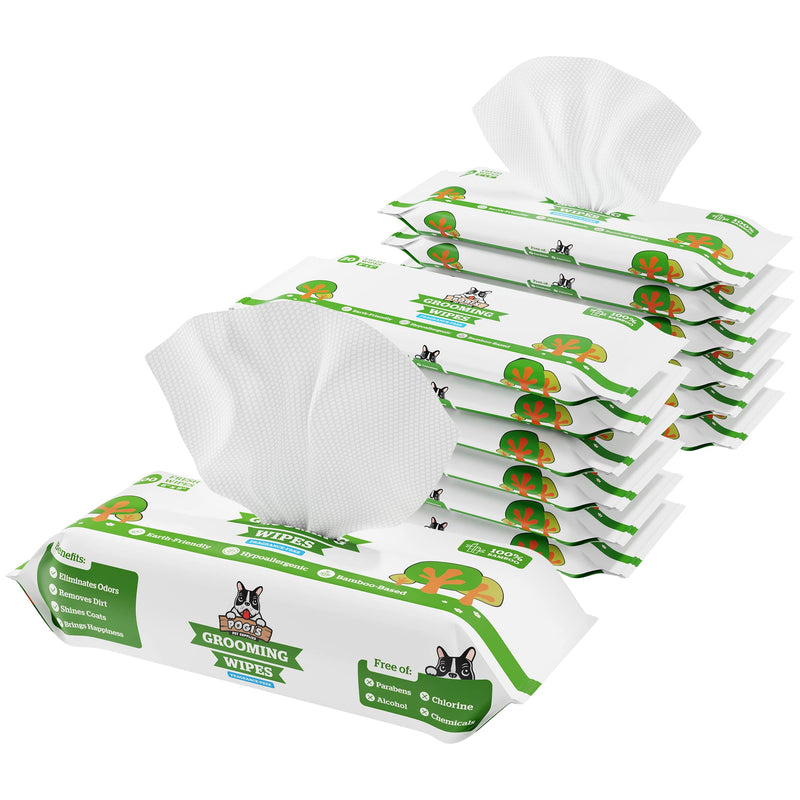 Pogi's Grooming Wipes Home & Travel Bundle - 100-Count Grooming Wipes for Home and 240-Count Packs for Travel - BeesActive Australia
