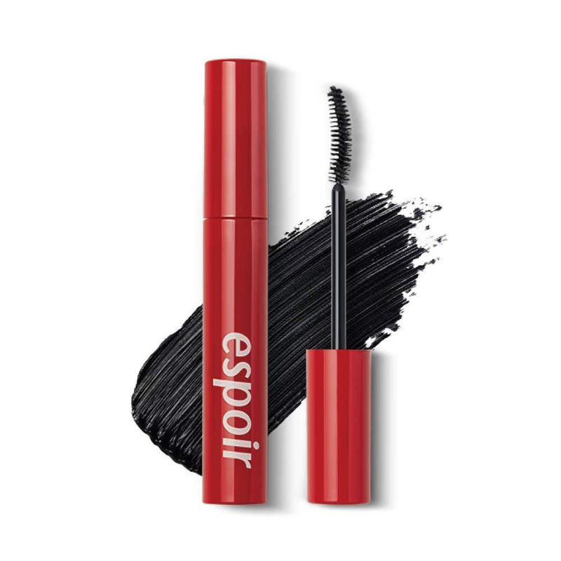 ESPOIR Nomudging Mascara Waterproof XP #1 Clean Black | Long-Lasting Waterproof Non-Smudging Mascara with C-Curling Effect for Defined Look - BeesActive Australia