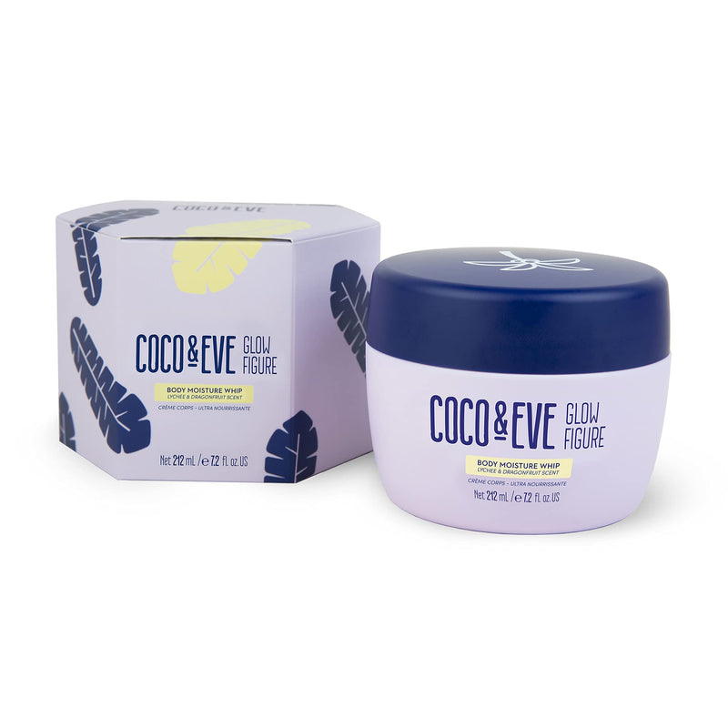 Coco & Eve Glow Figure Body Moisture Whip - Lotion and Moisturizer for Women | Hydrating Body Cream (7.2 fl oz) - BeesActive Australia