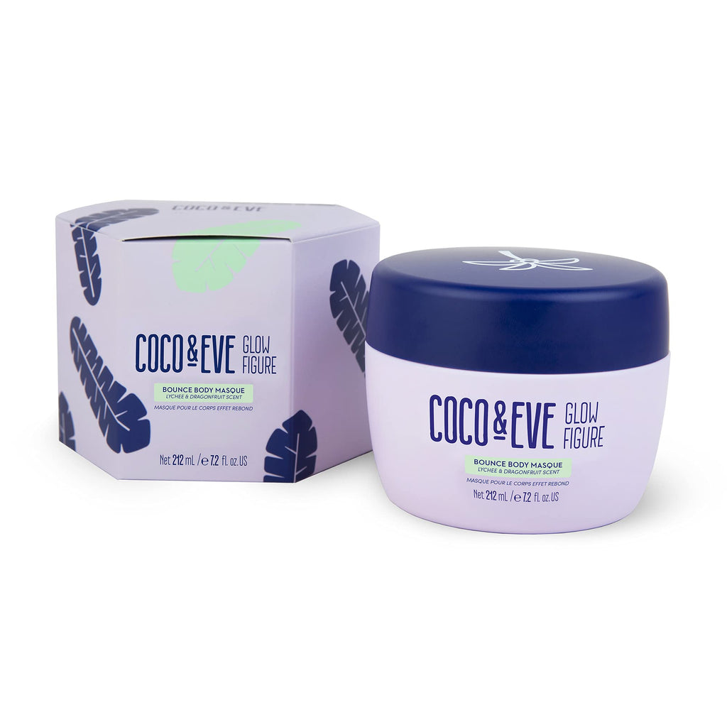 Coco & Eve Glow Figure Bounce Body Mask - Detox Clay Mask | Body Skin Care | Anti Cellulite Mask for Women (7.2 fl oz) - BeesActive Australia
