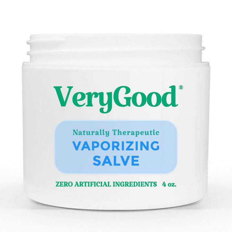 VeryGood Vaporizing Salve, 4 oz. (Large) Therapeutic Deep Penetrating Pain Relief Ointment, Medicated Pain Relief Cream, Quick Acting Pain Relief Formula, Perfect for Aching Joints, Arthritis, Sore Muscles, Cold, Sinus - BeesActive Australia
