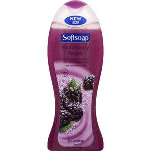Softsoap Exfoliating Body Wash - Blackberry Sugar Scrub - 20 fl oz - BeesActive Australia