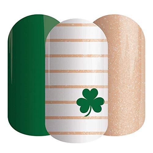 POT OF GOLD Jamberry Lacquer Strips | Quick & Easy Nail Decal Design | Fun & Trendy Nail Art Stickers | Perfect Gift for DIY Easy Nail Art (Sweetheart) - BeesActive Australia