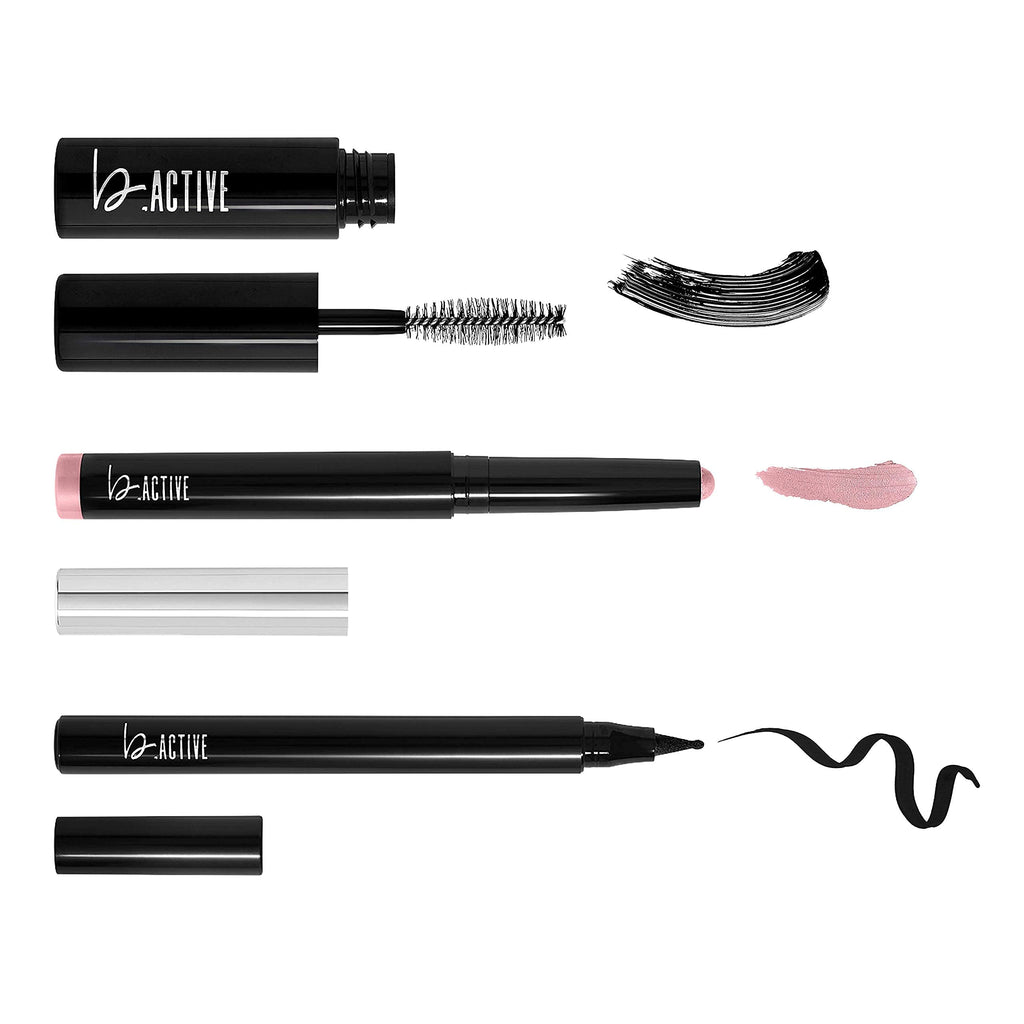 One Click Beauty b.Active 3-Piece Eye Kit, Longwear Makeup, The Mauves - BeesActive Australia