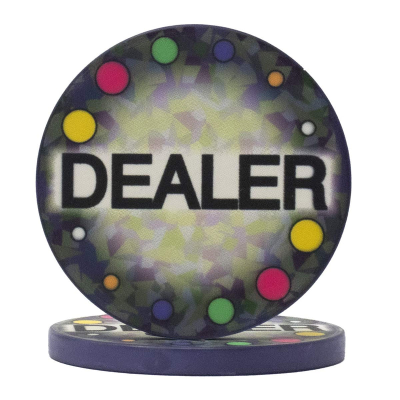DA VINCI Large 2 Inch Ceramic Texas Holdem Poker Dealer Button - BeesActive Australia