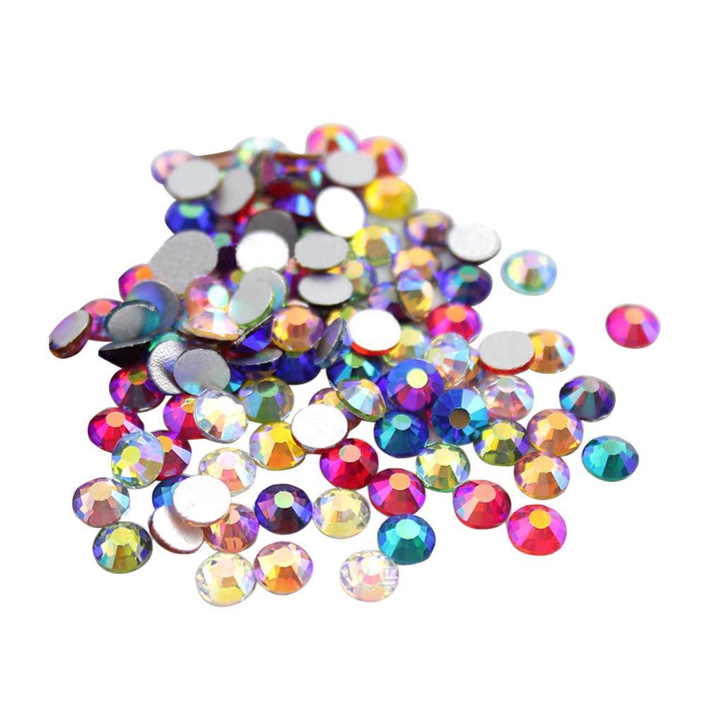 Milisten 4000Pcs Nail Art Rhinestones Flatback Diamantes Nail Art Crystals Diamonds Gems Manicure Sticker Nail Decoration for DIY Nails Clothes Face Jewelry (Mixed Colors) - BeesActive Australia