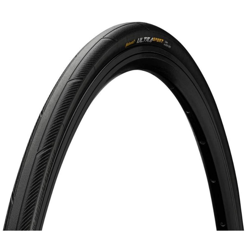 Continental Ultra Sport III Road Cycling Bike Tire (Clincher & Wire Bead) Wirebead 650b x 25 Black - BeesActive Australia