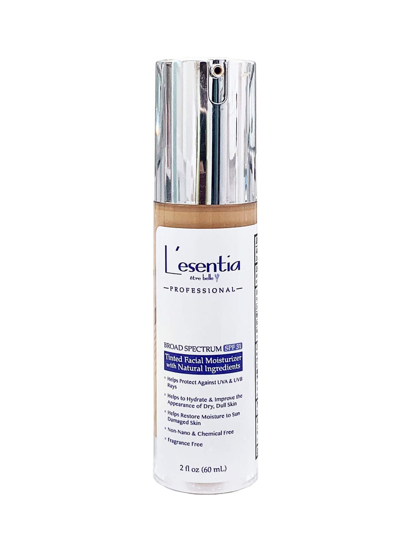 Lesentia Tinted Moisturizer with SPF 31 – Tinted Moisturizer For Face With Spf and Blemish Concealer with All Natural Ingredients like Shea Butter, Jojoba Oil, Vitamin E and Zinc (Medium - 2fl oz) - BeesActive Australia