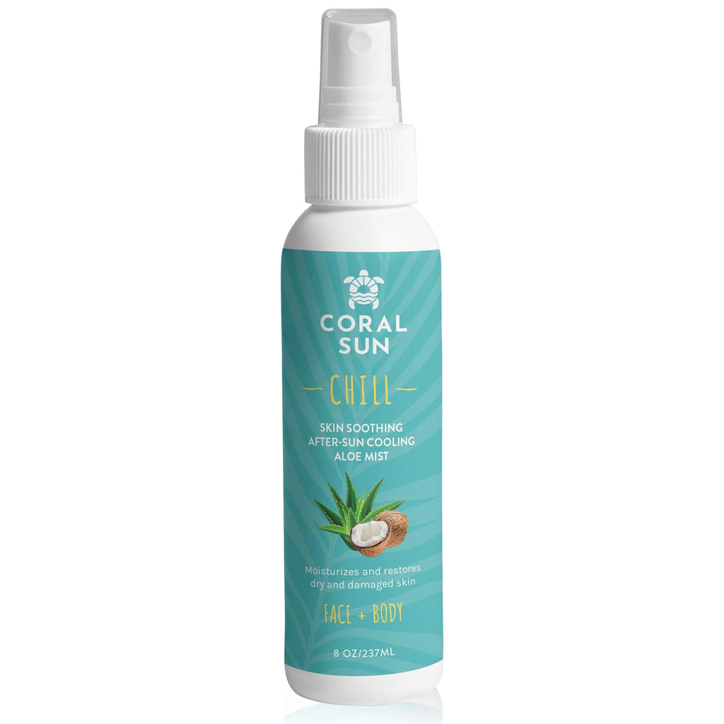 Coral Sun Aloe Spray, Hydrating, Face and Body Mist - BeesActive Australia