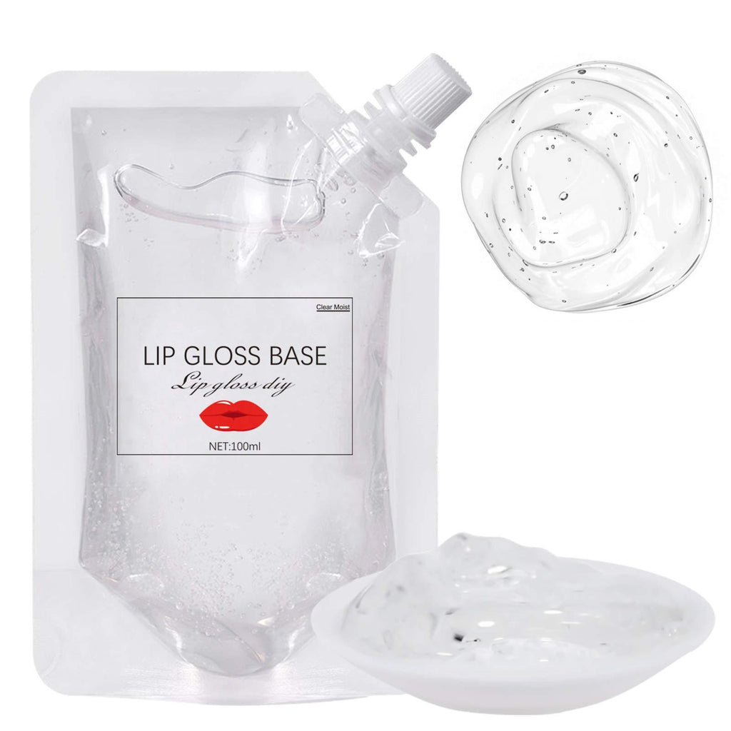 Ownest 100ML Moisturize Lip Gloss Base, Lip Gloss Base Oil Material Lip Makeup Primers, Non-Stick Lipstick Primer Lip Gloss Base for DIY Handmade Lip Balms Lip Gloss A-Moisturize - BeesActive Australia