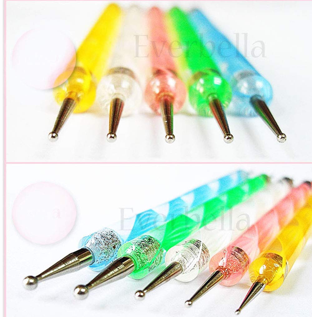 Nail Art Design Dotting Pens Set (5 PCS Rainbow Color) - BeesActive Australia