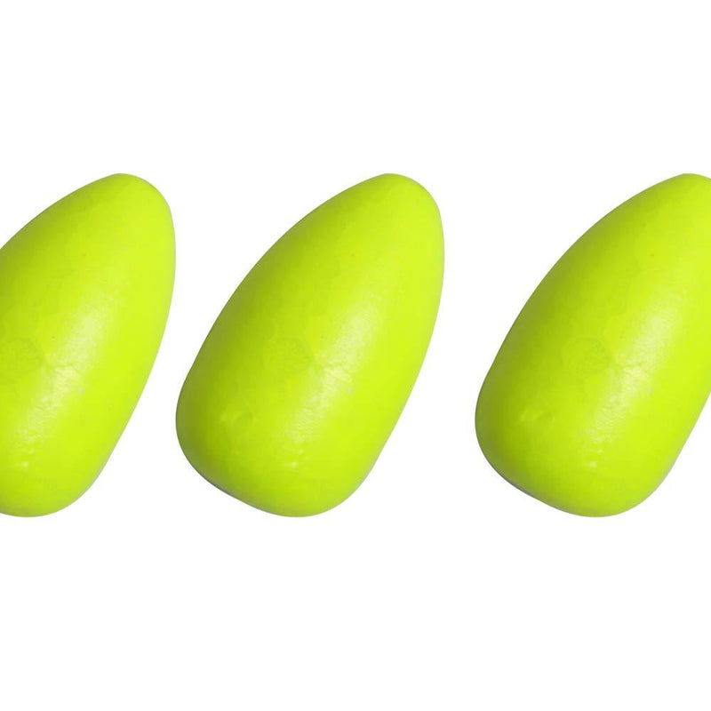 [AUSTRALIA] - Dr.Fish 30 Pack Oval Foam Floats Trout Floats Fishing Rig Floats Fly Fishing Strike Indicator Pompano Walleye Catfish Crawler Harness Bead Stopper Sinker Stops Yellow 0.27*0.5" 