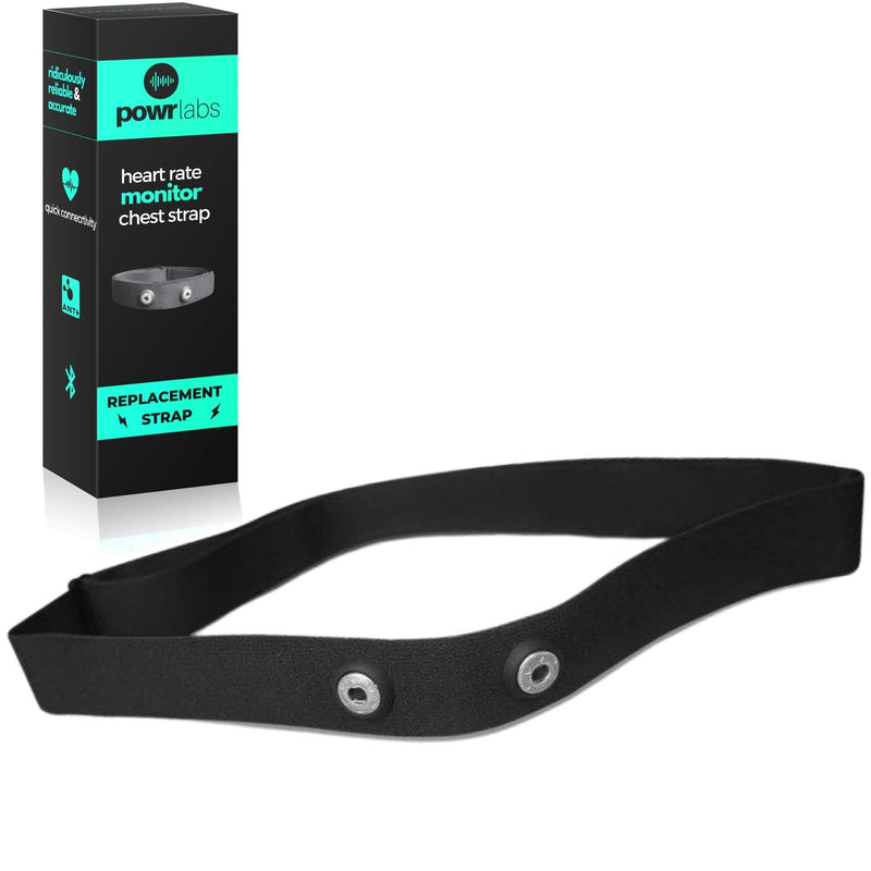 Heart Rate Monitor Replacement Strap, Heart Rate Monitor Chest Strap Replacement Band Compatible with Wahoo Tickr Polar H7 Garmin HRM Coospo - Heart Rate Monitor Strap Replacement (Powr Labs, M-XXL) - BeesActive Australia