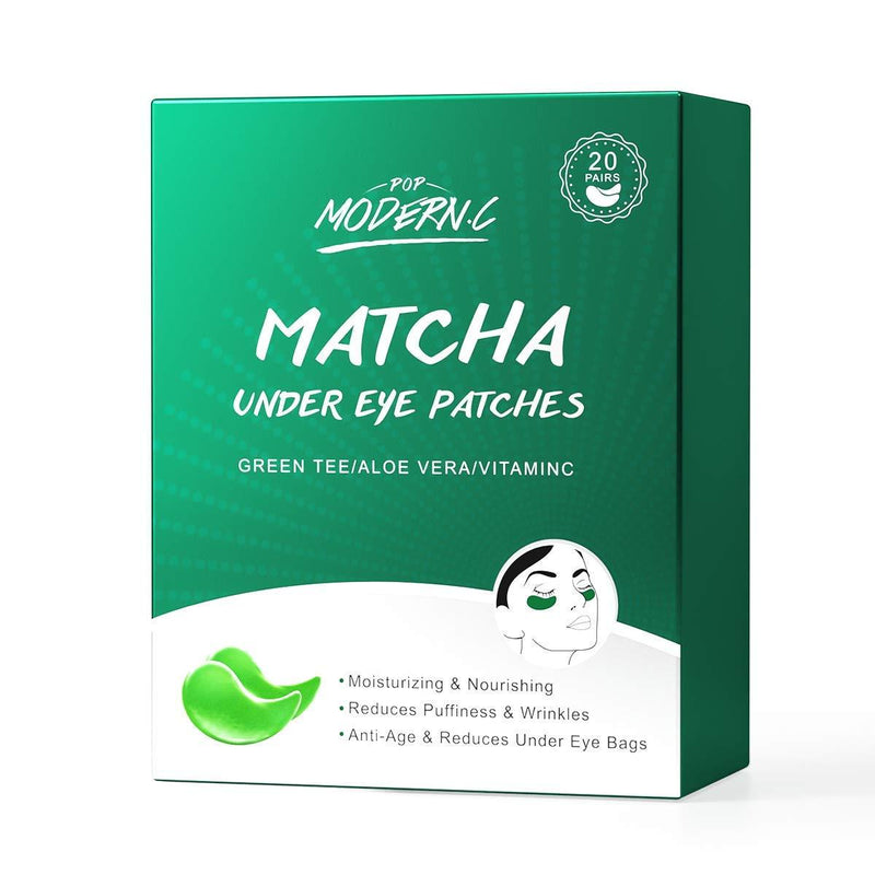 Under Eye Patches Matcha Under Eye Mask At Home Spa Skin Care Treatment Collagen Aloe Green Tea Eye Treatment Masks Eye Pads for Dark Circles Reducing Wrinkle & Puffiness Gift for Women Mother - BeesActive Australia