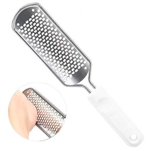 Huakai Pedicure Foot File Callus Remover - Best Foot care pedicure metal surface tool to remove hard skin. Surgical grade stainless steel file - BeesActive Australia