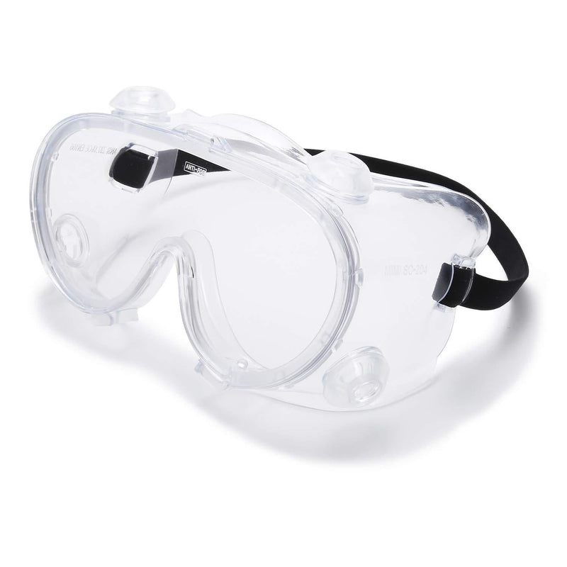 Vanlinker Safety Goggles over Glasses Anti Fog Scratch Lab Goggles Vented VL9525 Transparent - BeesActive Australia