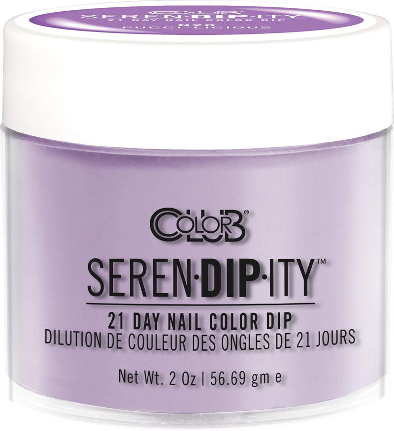 Color Club Nail Dip Powder Pucci-Licious, Poptastic Collection, Dark Lavender Color 2 oz (57 g) - BeesActive Australia