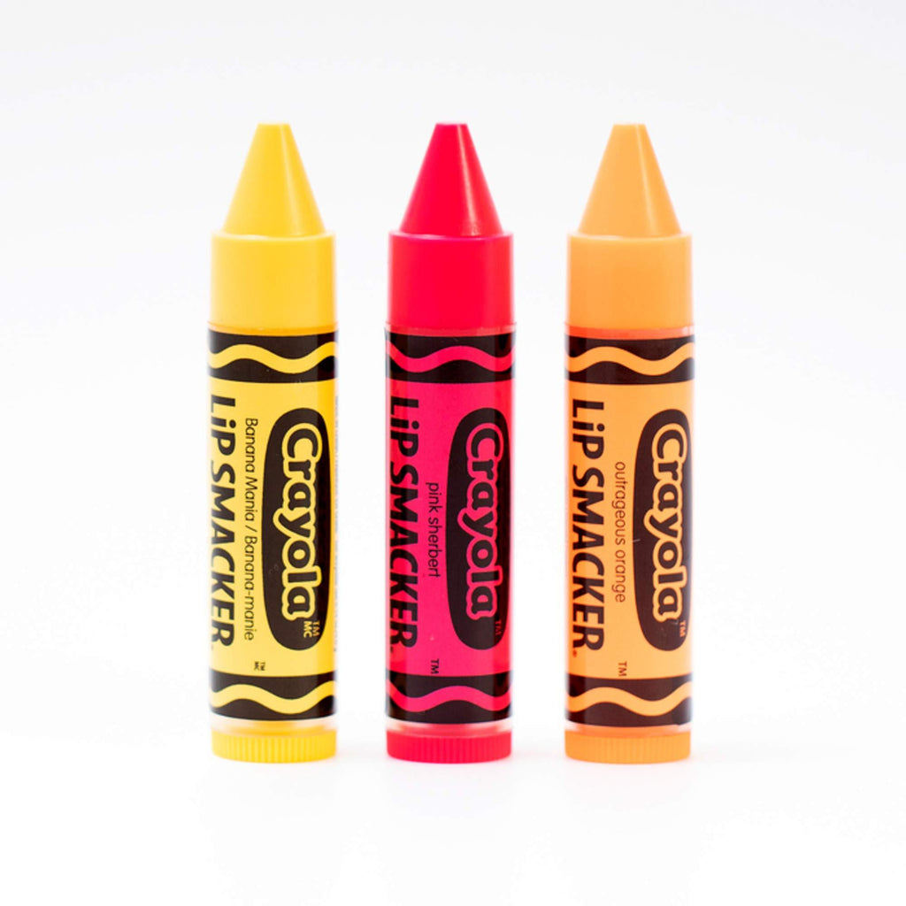 Lip Smacker Crayola Crayon Lip Balm Trio, Crayola - BeesActive Australia