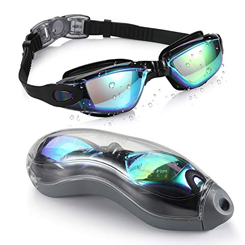 TripleA Swim Goggles, Swimming Goggles No Leaking Anti Fog UV Protection Triathlon Swim Glasses with Protection Case - BeesActive Australia
