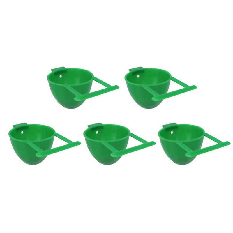 balacoo 10Pcs Bird Feeding Cups Bird Cage Feeders Parrot Feeding Bowls Water Bowl Bird Cage Accessory for Bird Parrot Macaw - BeesActive Australia