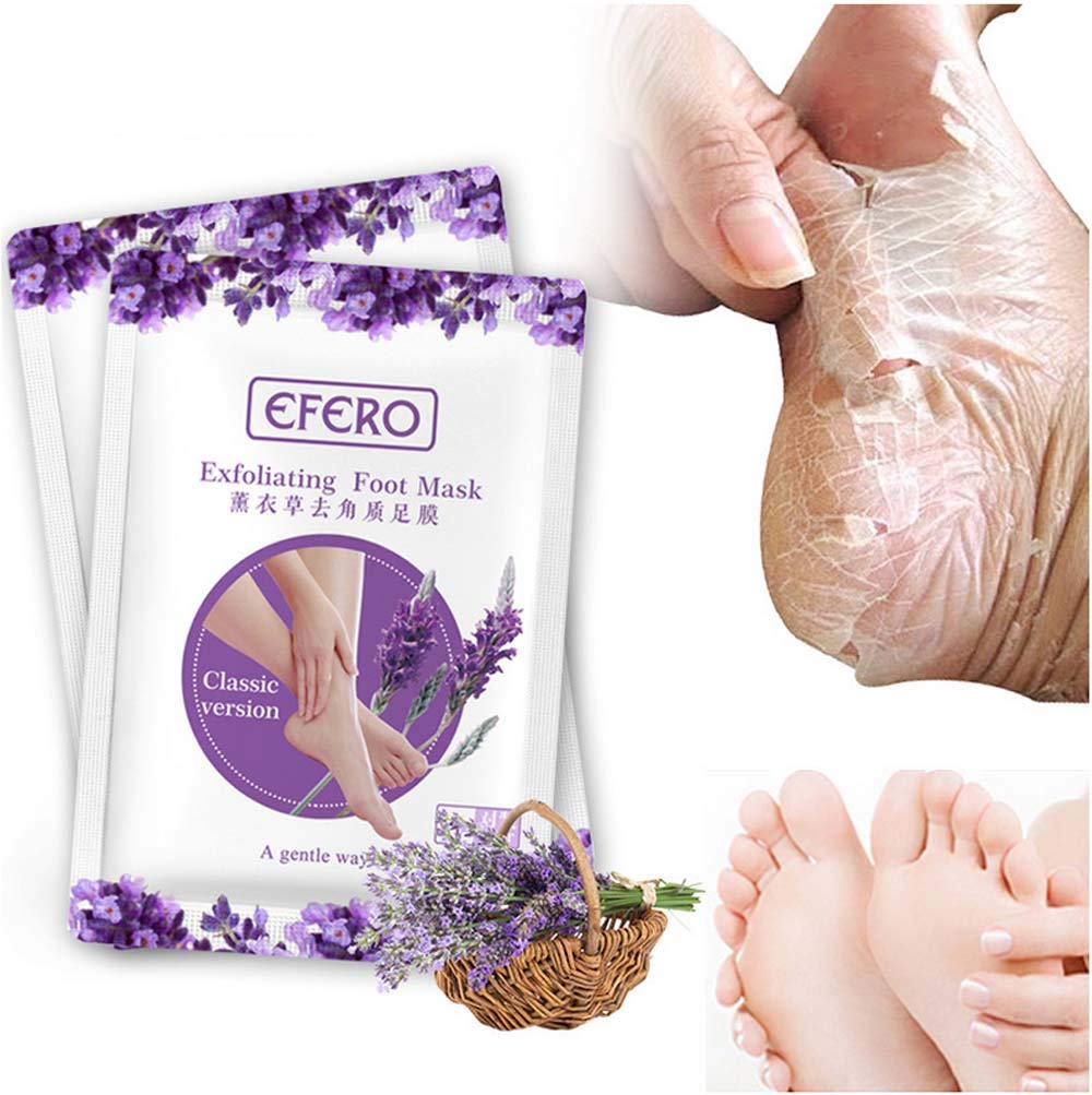 Foot Peeling Mask removes calluses and dead skin cells, repairs rough toes (2PCS) - BeesActive Australia