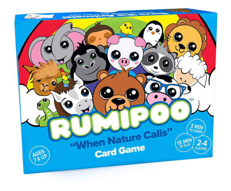 [AUSTRALIA] - Rumipoo - Family Card Game with Unicorns, Kawaii Animals & Poop - Rummy Card Games for Kids & Families 