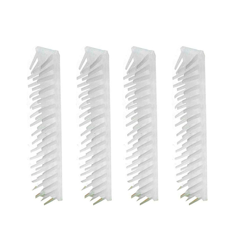 balacoo 2PCS Cat Corner Massager Comb Cat Self Groomer Scratching Rubbing Brush Cat Hair Removal Scratching Comb Toys White 1 - BeesActive Australia
