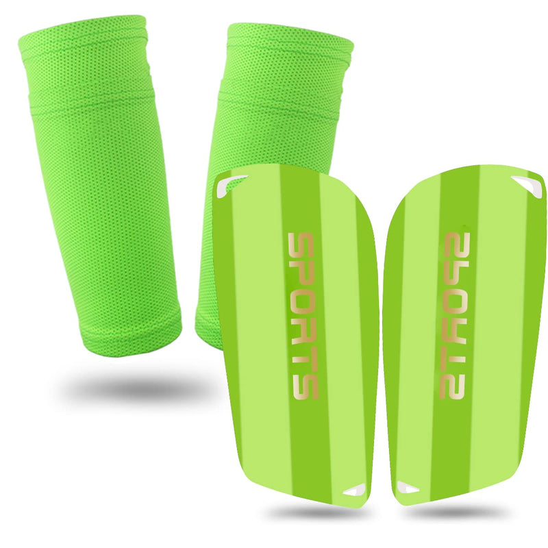 Soccer Shin Guards for Kids Youth, Shin Guard and Shin Guard Sleeves for Boys and Girls for Football Games EVA Cushion Protection Reduce Shocks and Injuries A-Green Small - BeesActive Australia