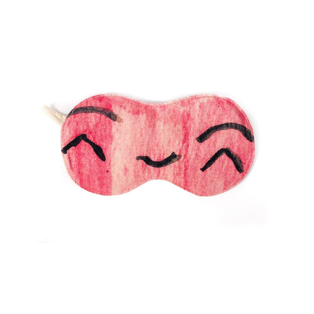 100% Cotton Sleep Eye Mask for Women and Men – Eye Mask for Travel – Eye Cover for Sleeping – Light Blocking Sleep Mask with Unique Pattern Drawn by Children (Pink) Pink - BeesActive Australia