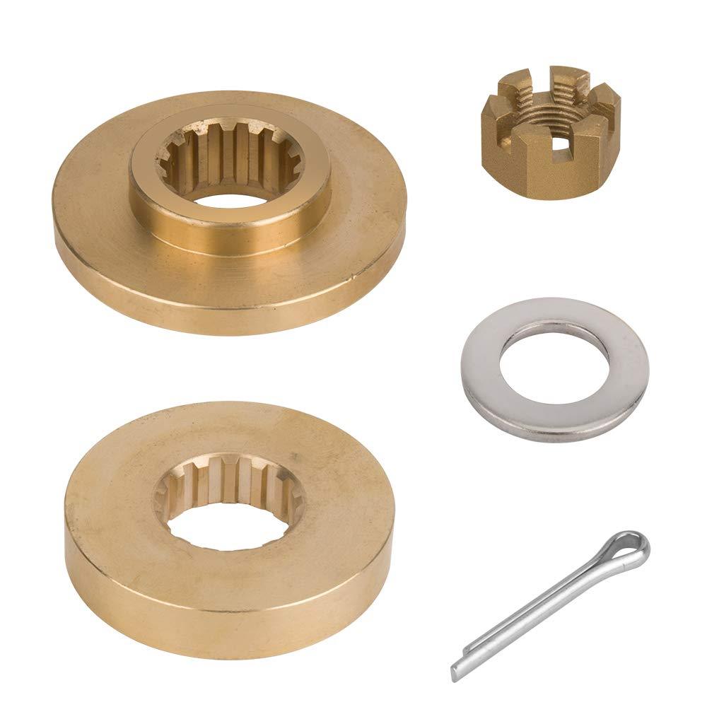 [AUSTRALIA] - Jason Marine Propeller Installation Hardware Kits fit Yamaha Outboard 60-115HP, Thrust Washer/Spacer/Washer/Nut/Cotter Pin, Ref No.6E5-45987-01 