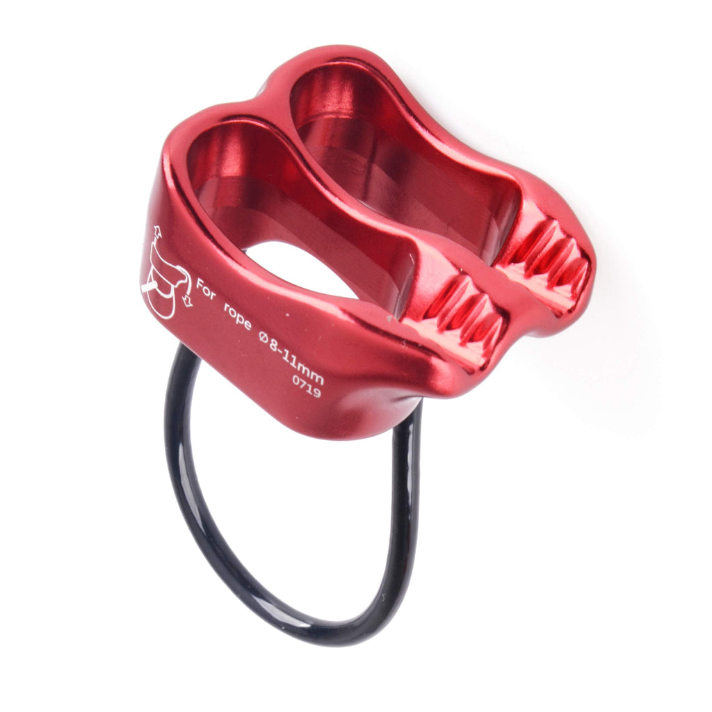 TRIWONDER ATC Belay Device V-grooved Micro Rescue Guide Belay Device Rock Rappelling Red - BeesActive Australia