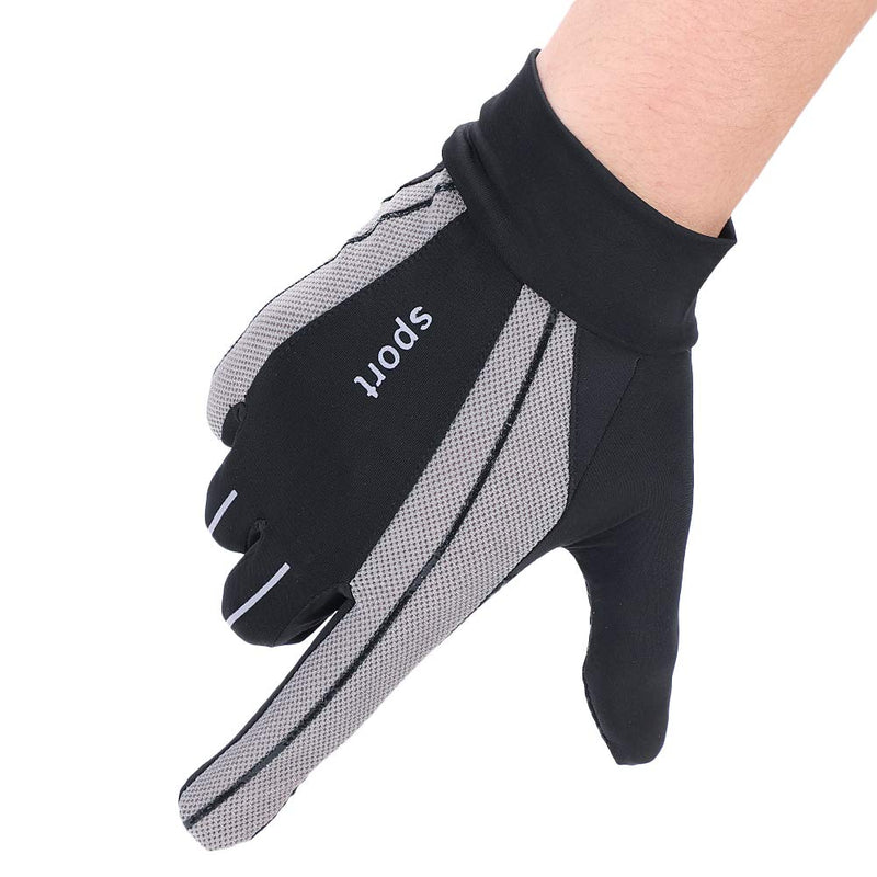 Summer Driving Gloves Men Anti-UV Protection Sunscreen Touchscreen Cooling Mesh Breathable Gloves Cycling Riding Full Palm Sport Non-Slip Grip Motorcycle Golf Mittens Grey - BeesActive Australia