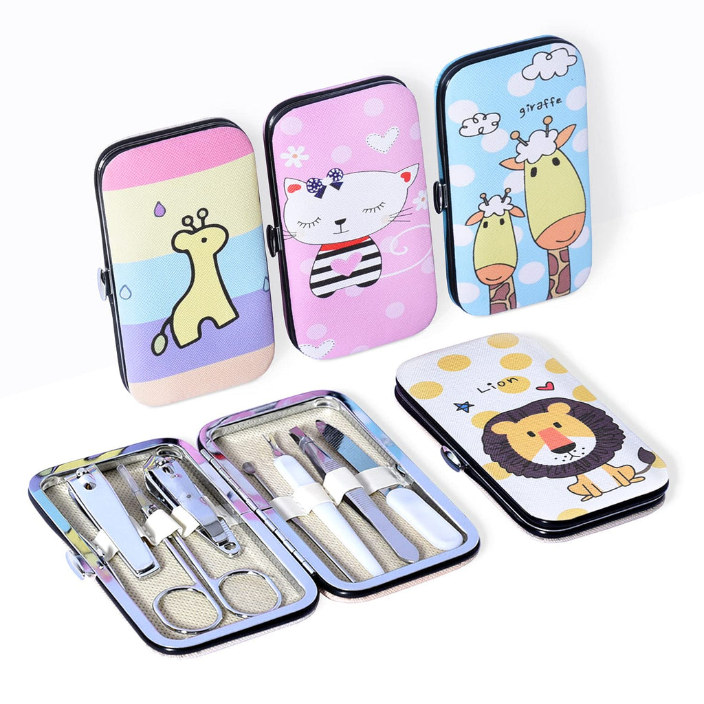 Spove Manicure Set Pedicure Animal Painting Design Pack of 4 Sets Party Favor Gift - BeesActive Australia