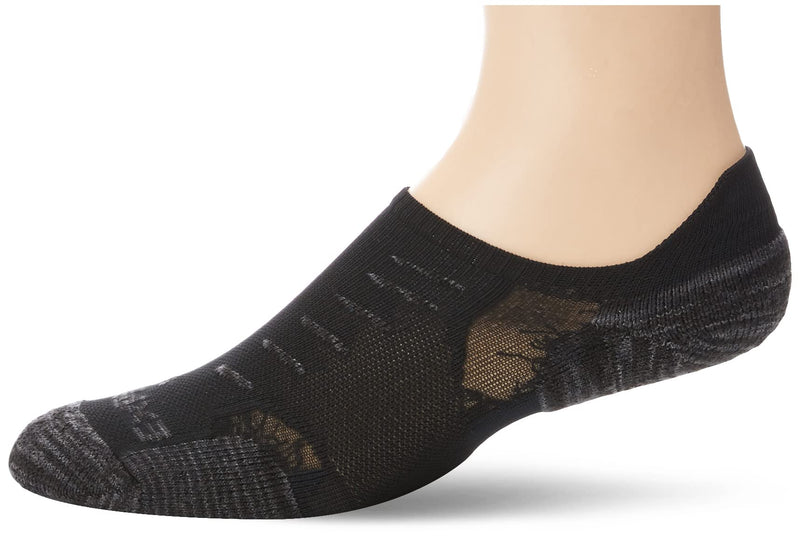 thorlos unisex-adult Xctu Thin Cushion Running No Show Socks X-Small Black - BeesActive Australia