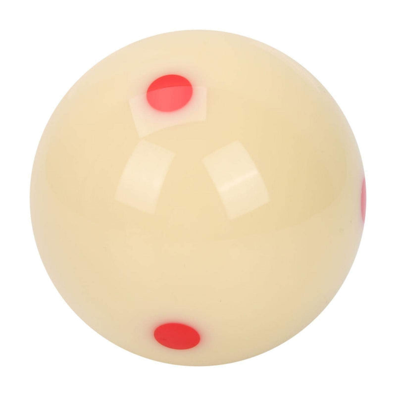 2Inch Pool Balls with Dots, 1 78 White Cue Ball 5.72cm Resin Billiard Training Ball Red DotSpot Practice Pool Balls for Adults Kids - BeesActive Australia