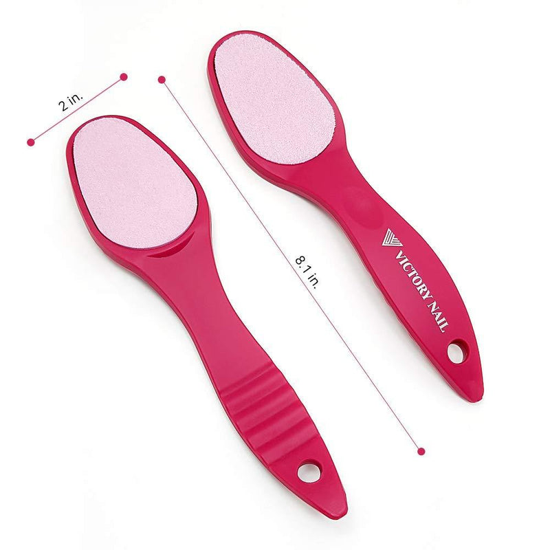 VICTORY NAIL 1PCS Medium and rough Grit ceramic pink foot File Double-sided callus removal - BeesActive Australia