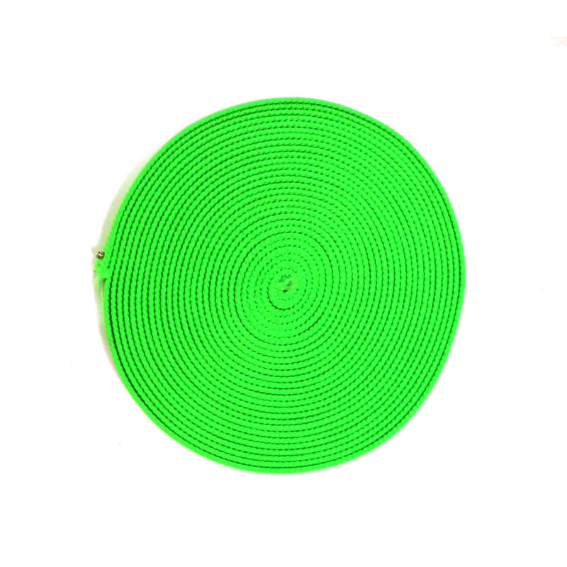 Rock-N-Rescue Heavyweight Nylon Tubular Webbing - Mountaineering and Rock Climbing Accessories, Firefighting and Rescue Gear Neon Green 25' - BeesActive Australia