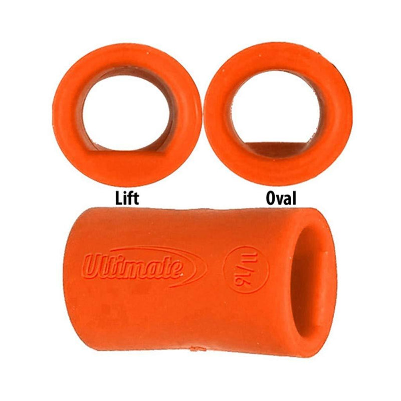 [AUSTRALIA] - Ultimate Bowling Tour Lift Oval Sticky Finger Insert- Orange 3/4 