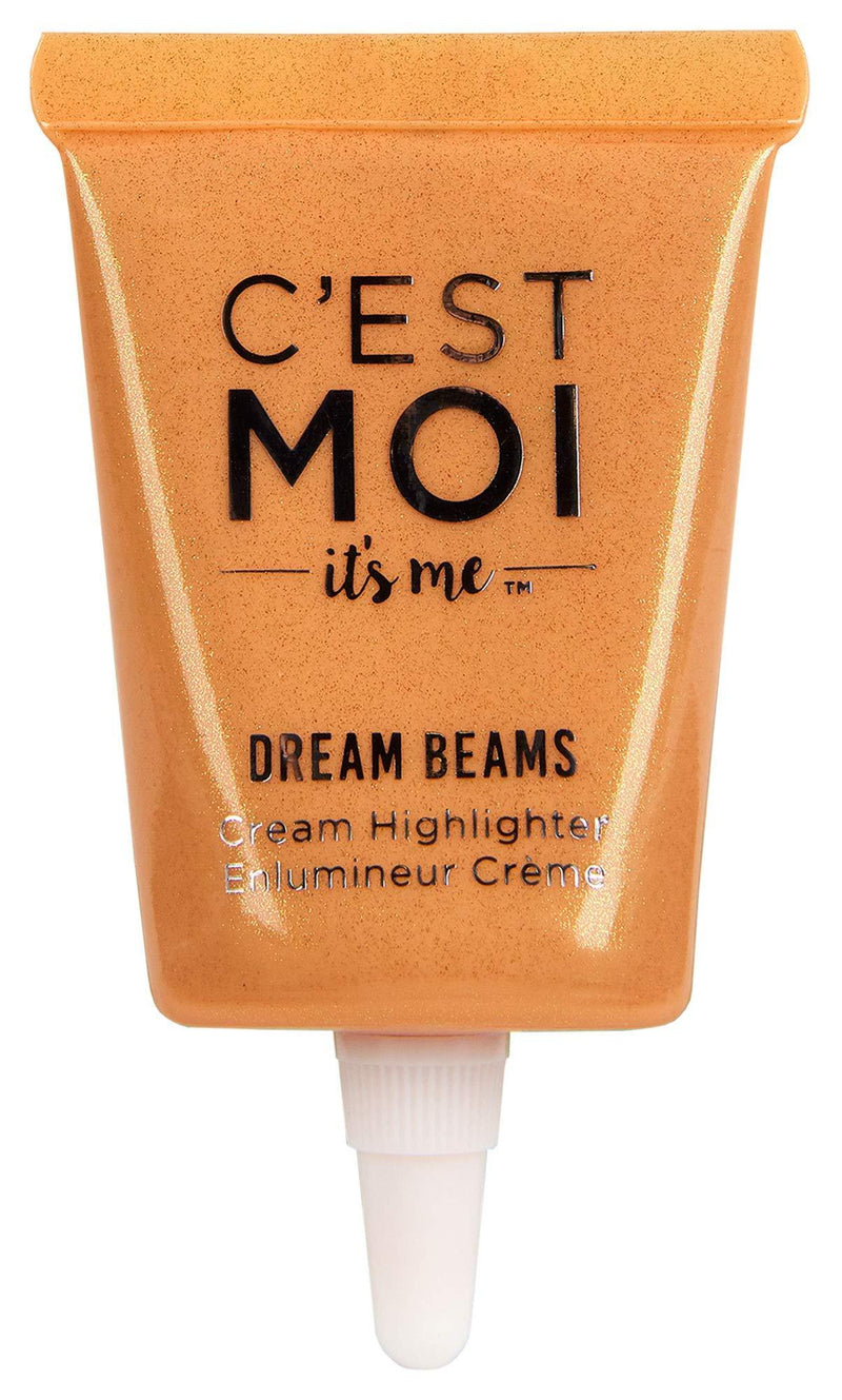 C'est Moi Dream Beams Cream Highlighter | Gentle, Lightweight, Blendable Cream Highlighter Gives Skin a Dreamy Luminous Glow, Enriched with Shea Butter and Aloe Leaf | Sunstar (Gold), 0.34 Fl Oz - BeesActive Australia