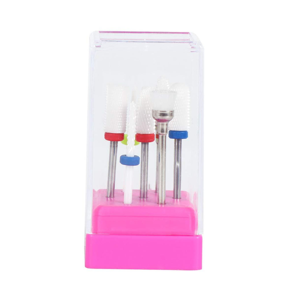 Healifty Manicure Nail Drill Set Drill Bits for Nails Professional Set 7 Pcs Cuticle Drill Bit for Nails - BeesActive Australia