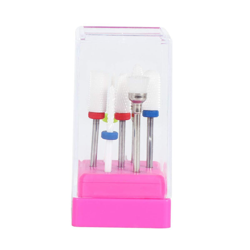 Healifty Manicure Nail Drill Set Drill Bits for Nails Professional Set 7 Pcs Cuticle Drill Bit for Nails - BeesActive Australia