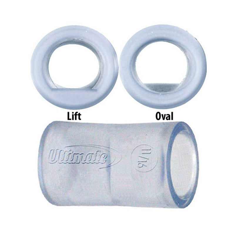 [AUSTRALIA] - Ultimate Bowling JR Tour Lift Oval Sticky Finger Insert- Clear 19/32 