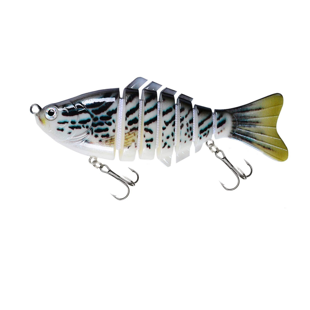 [AUSTRALIA] - N/ A Halloween Lifelike Fishing Lures for Bass, Trout, Walleye Fish, Realistic Multi Jointed Fish, Spinnerbaits Lure Fishing Tackle Kits, Freshwater and Saltwater Crankbaits 
