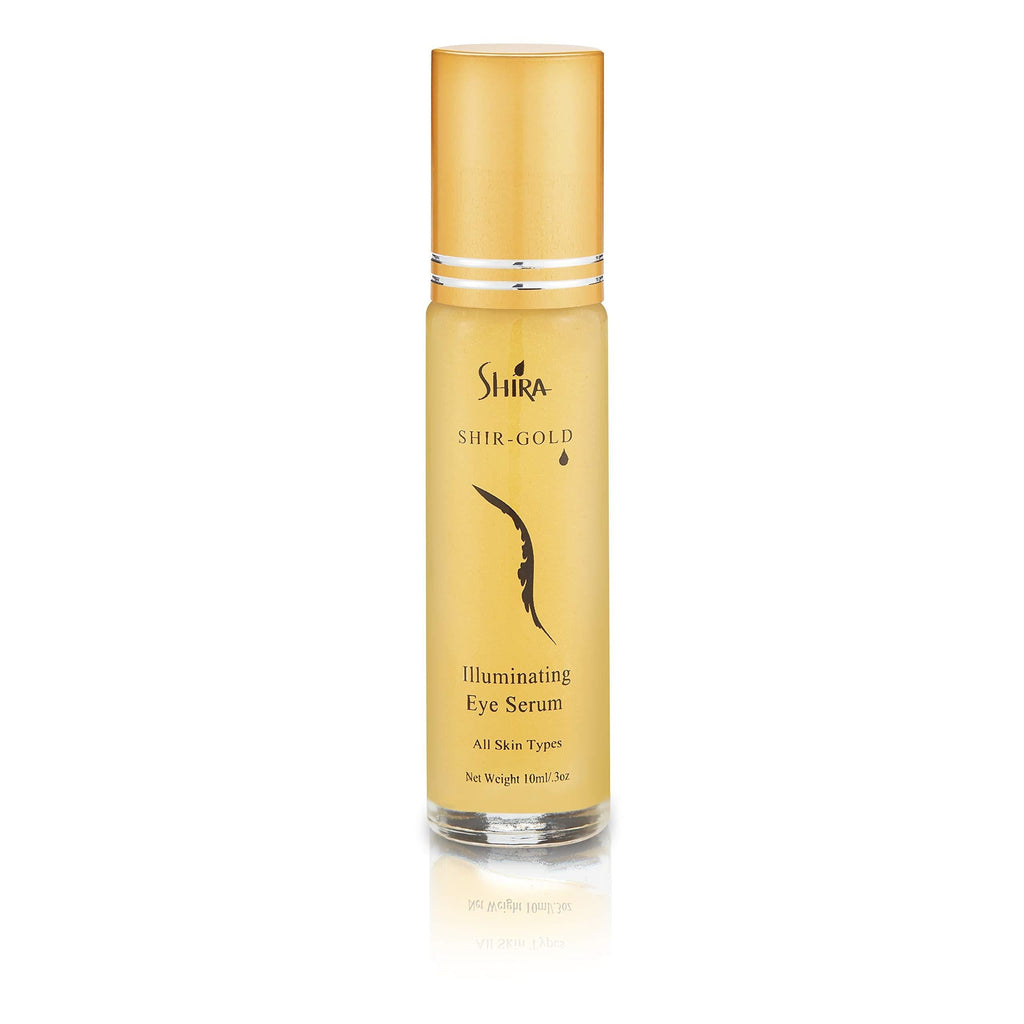 Shira Shir-Gold Illuminating Eye Serum ,HelpsTo Reduce Fine lines and Dark area around Eyes, Hydrates Eye Area, Suits All Skin Types (10 ML) - BeesActive Australia