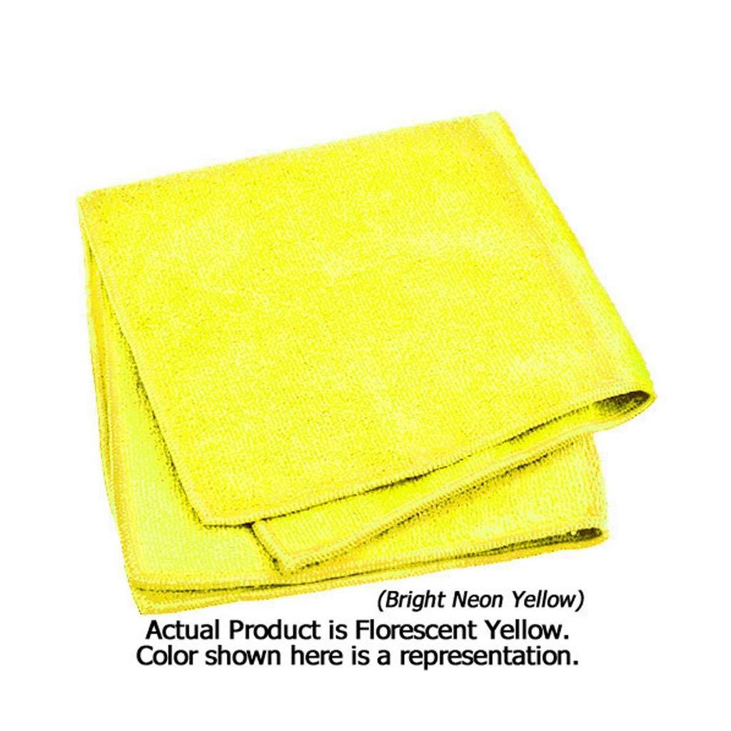 [AUSTRALIA] - Bowlerstore Products Classic Economy Microfiber Towel 16x16- Yellow 