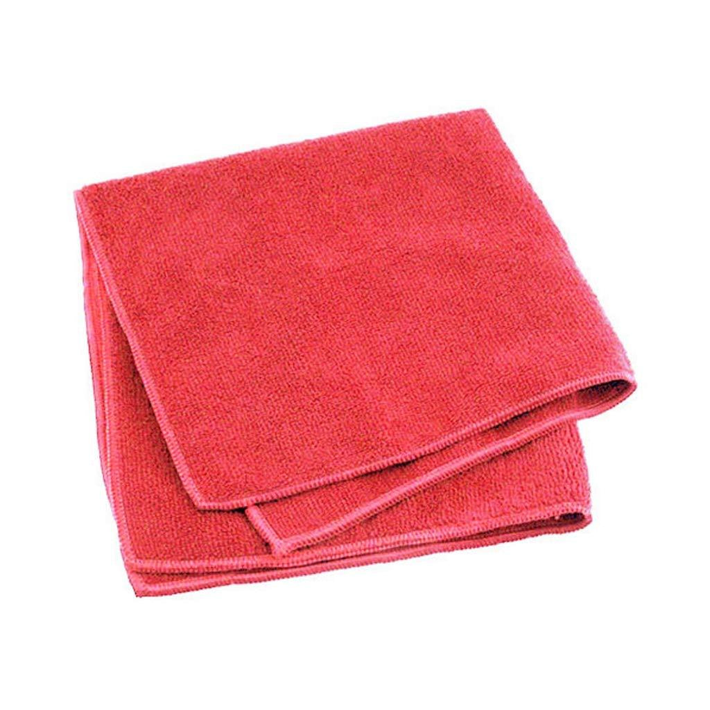 [AUSTRALIA] - Bowlerstore Products Classic Economy Microfiber Towel 16x16- Red 